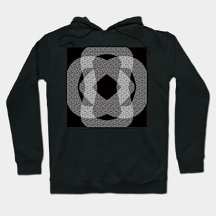 Abstract Black and Grey Hoodie